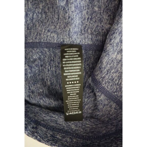 Hurley HA32KT000 Women's Sz Medium Blue Depths Heathered L/S Trail Tee Shirt - Picture 7 of 7